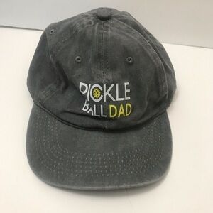 2 for $15• Pickle ball dad gray distressed baseball cap golf tennis